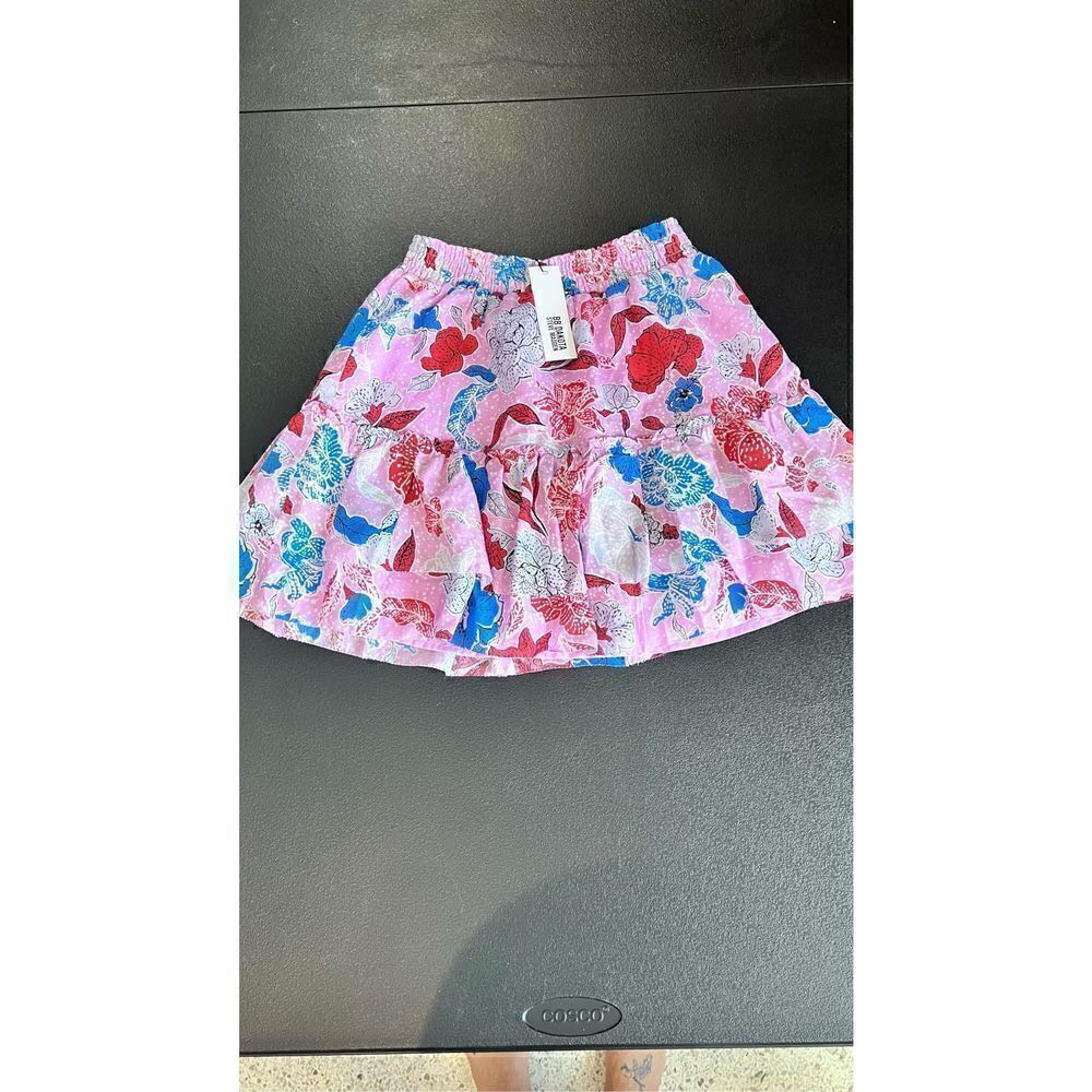 BB Dakota By Steve Madden Floral Layered A-Line Skirt Pink Size Medium NWT P1-97